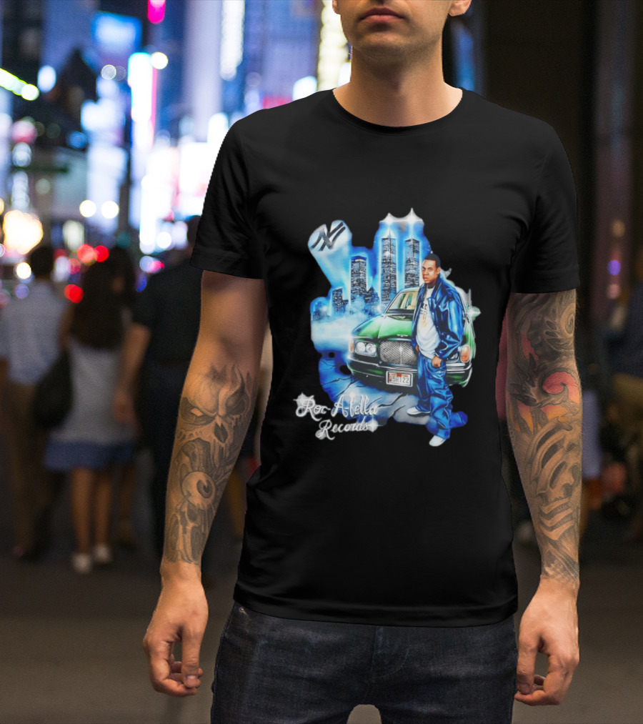 Roc A Fella Records Jay Z Bentley Twin Towers T-Shirt