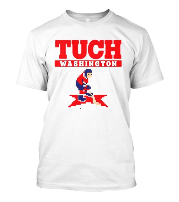 Tuch Washington 89 RW Retro Hockey Pixel T-Shirt
