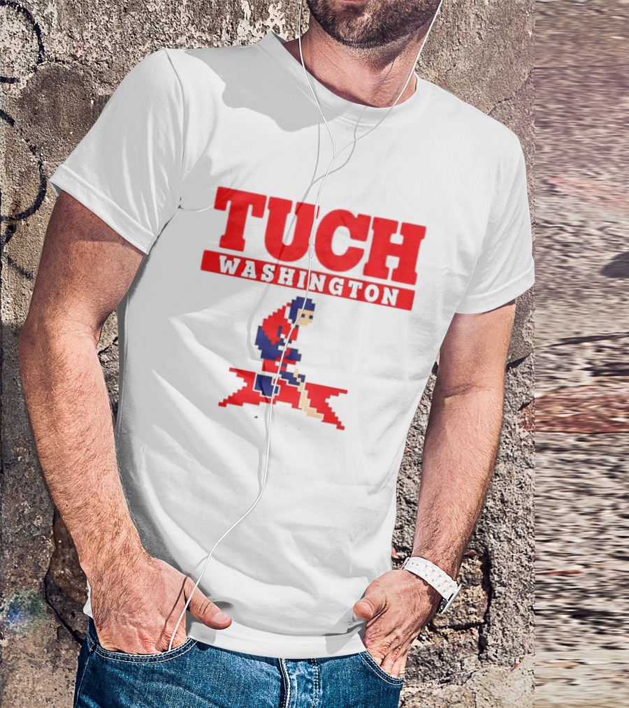Tuch Washington 89 RW Retro Hockey Pixel T-Shirt