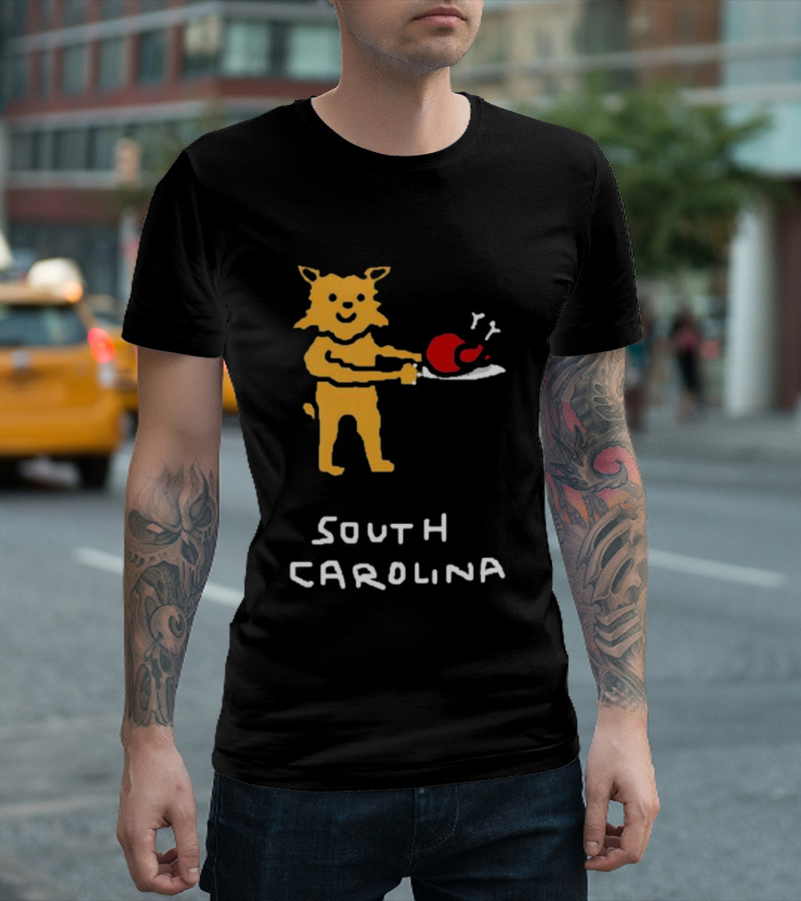 South Carolina Gamecocks 2026 27 SEC Football Schedule Cartoon T-Shirt