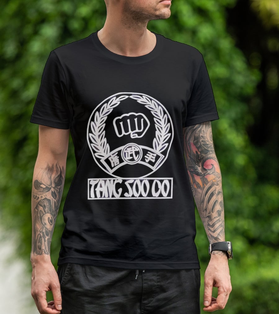 Tang Soo Do Fist Laurel Leaf Martial Arts T-Shirt