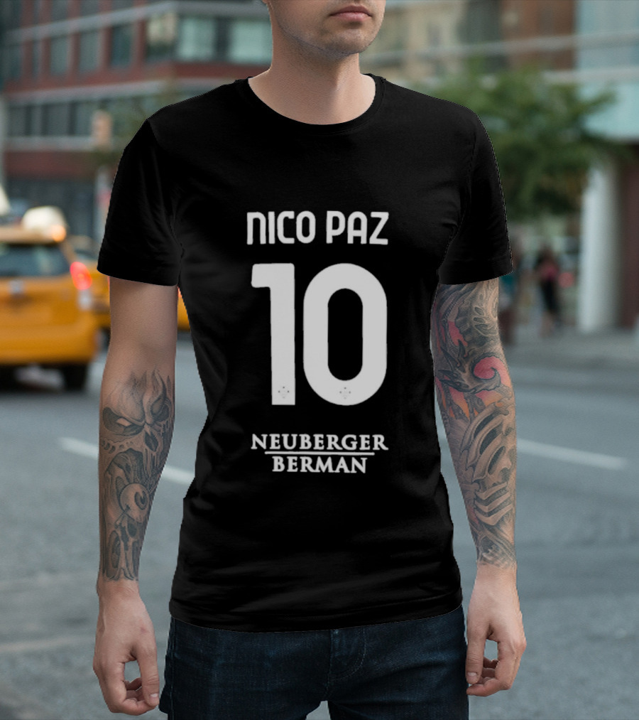 Nico Paz 10 Neuberger Berman Soccer Jersey T-Shirt