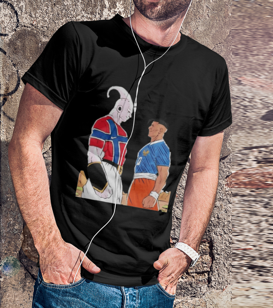 Norway Haaland Versus Mbappe France Dragon Ball Z T-Shirt