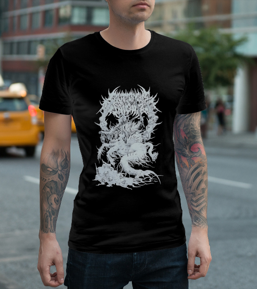 Abominable Putridity Demon Sword Skull Eponymous P T-Shirt