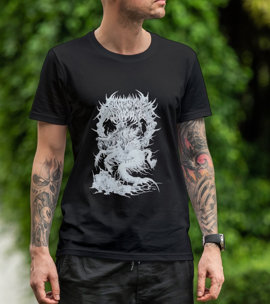 Abominable Putridity Demon Sword Skull Eponymous P T-Shirt