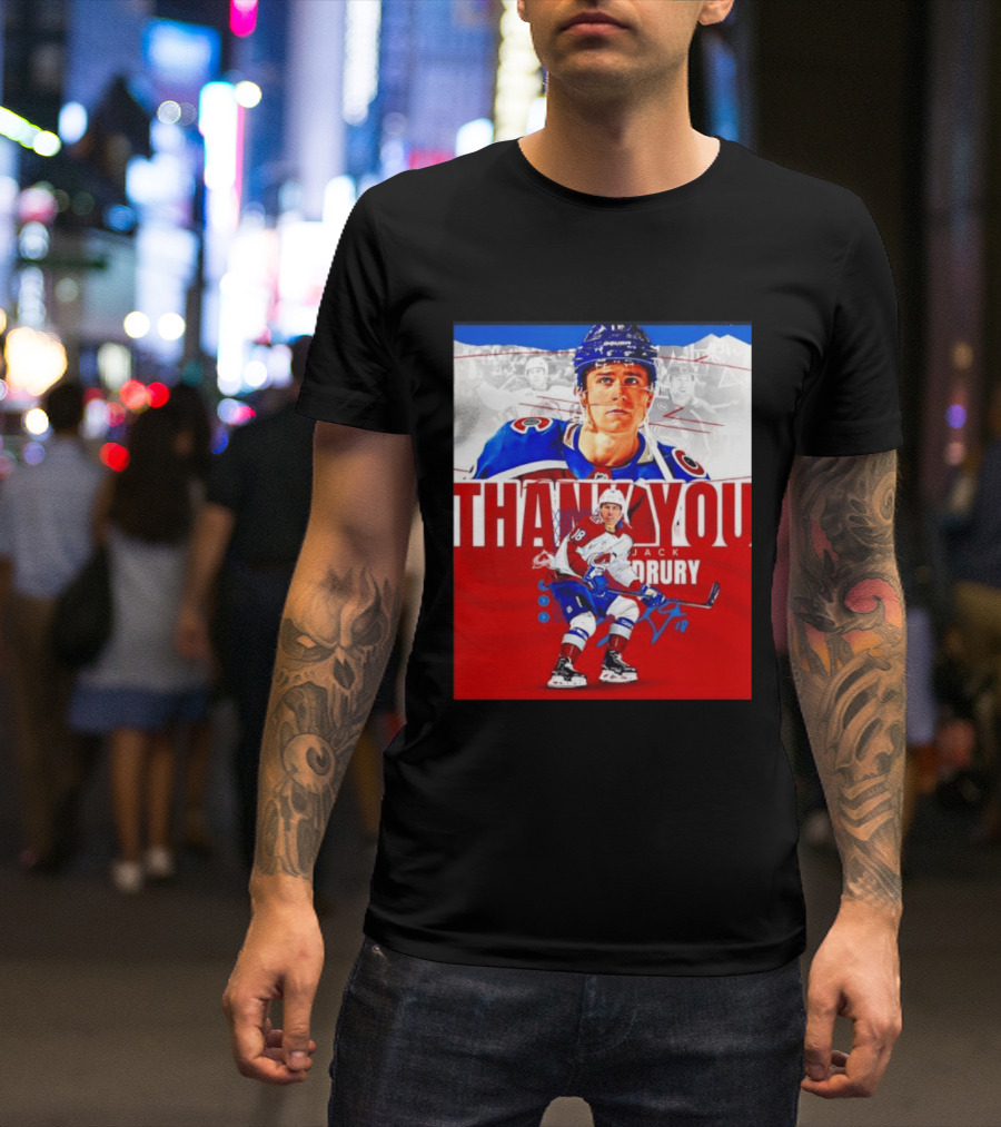 Jack Drury Thank You Colorado Avalanche T-Shirt
