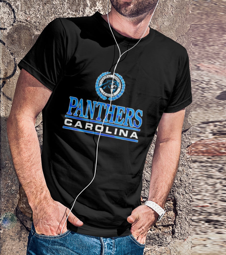 Carolina Panthers Blue Emblem Crest T-Shirt