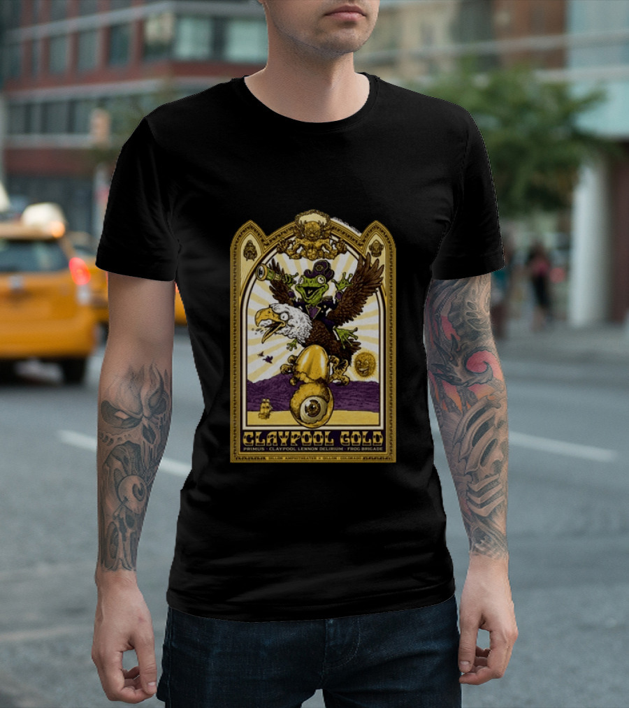 Primus Claypool Lennon Delirium Frog Brigade Dillon Amphitheater 6 28 2026 T-Shirt