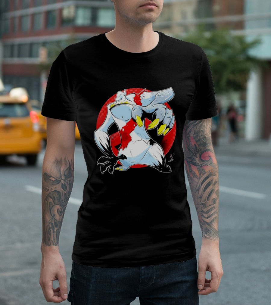 Stay Puft Marshmallow Man Angry Kaiju Ghostbusters Monster Claws T-Shirt