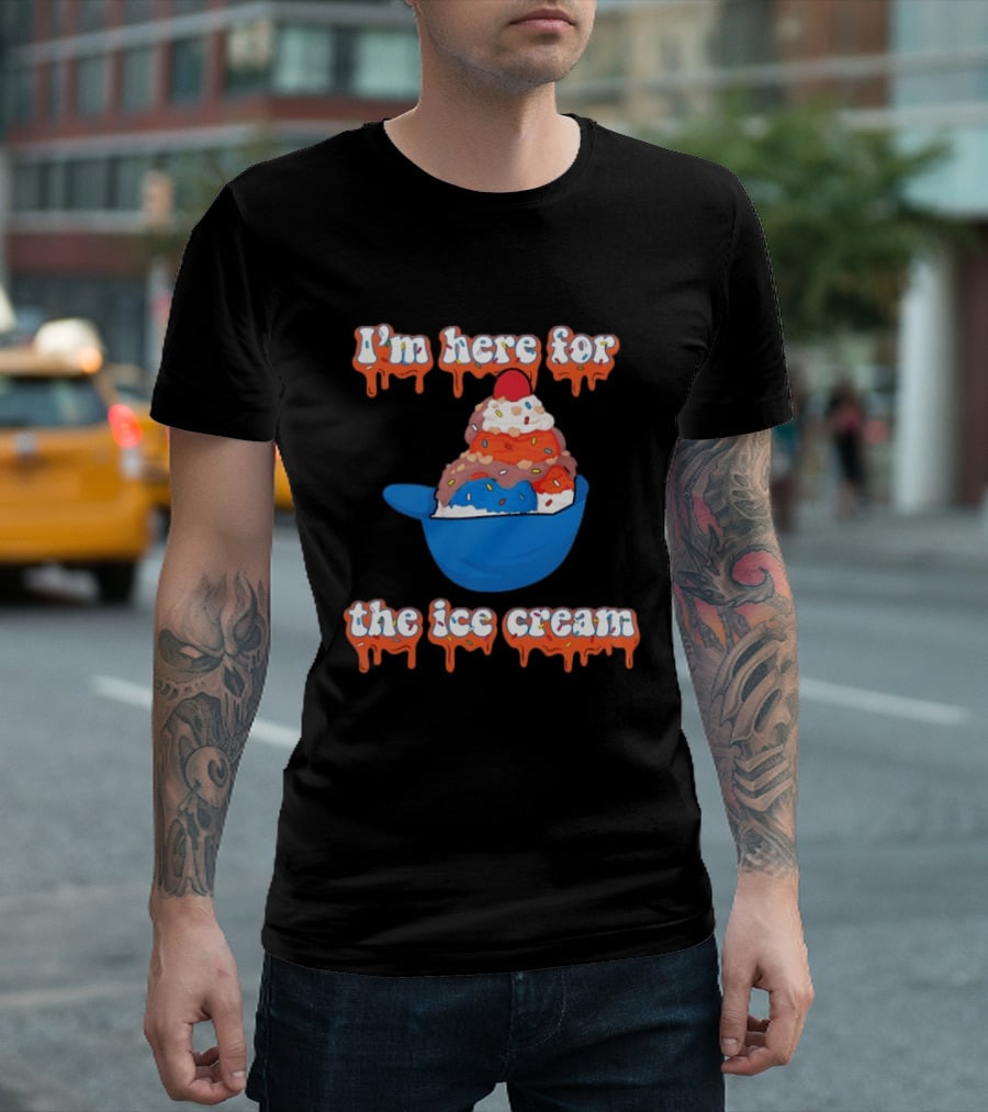 I'm Here For The Ice Cream New York Mets Baseball T-Shirt
