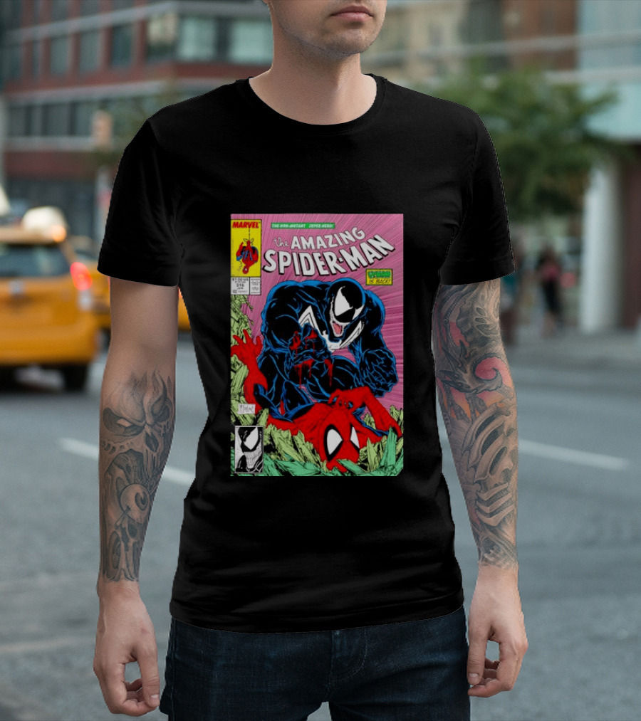 The Amazing Spider Man 316 Venom Is Back Marvel Comic Book Cover T-Shirt