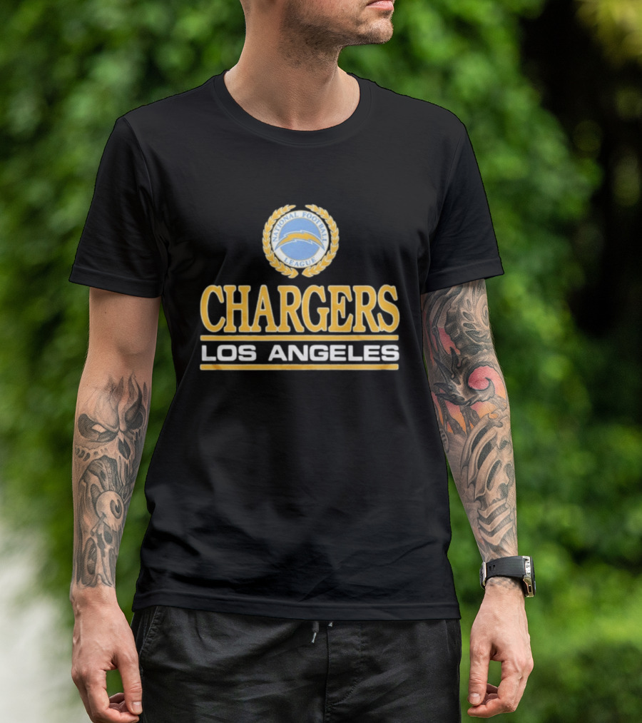 Los Angeles Chargers National Football League Crest Chargers Los Angeles T-Shirt
