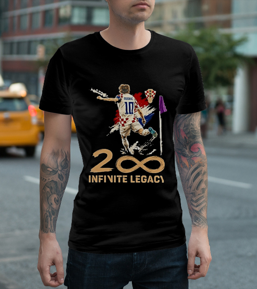 Luka Modric Croatia National Team 200 Infinite Legacy 10 T-Shirt