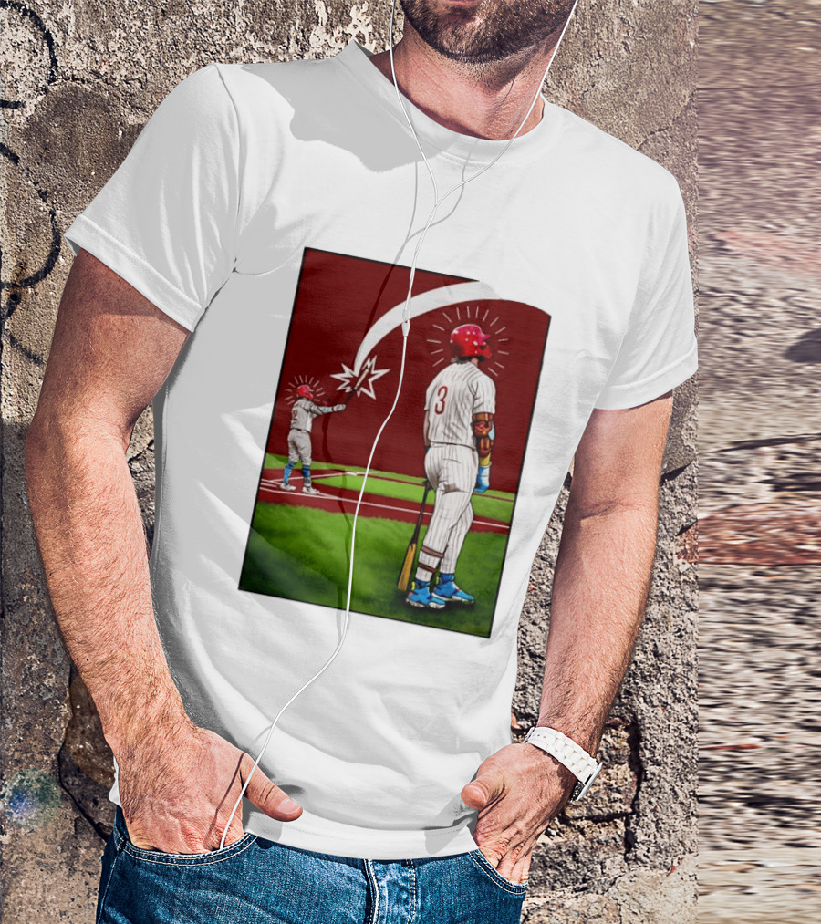 Kyle Schwarber Bryce Harper Philadelphia Phillies MLB Baseball Players T-Shirt