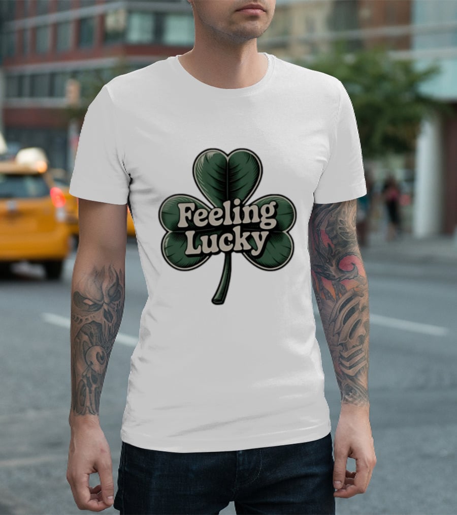 Feeling Lucky Shamrock St. Patrick's Day Clover T-Shirt