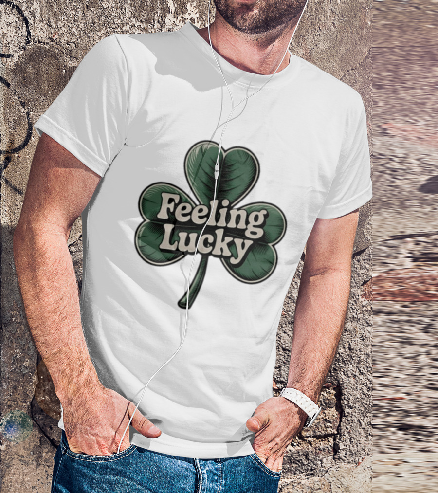 Feeling Lucky Shamrock St. Patrick's Day Clover T-Shirt