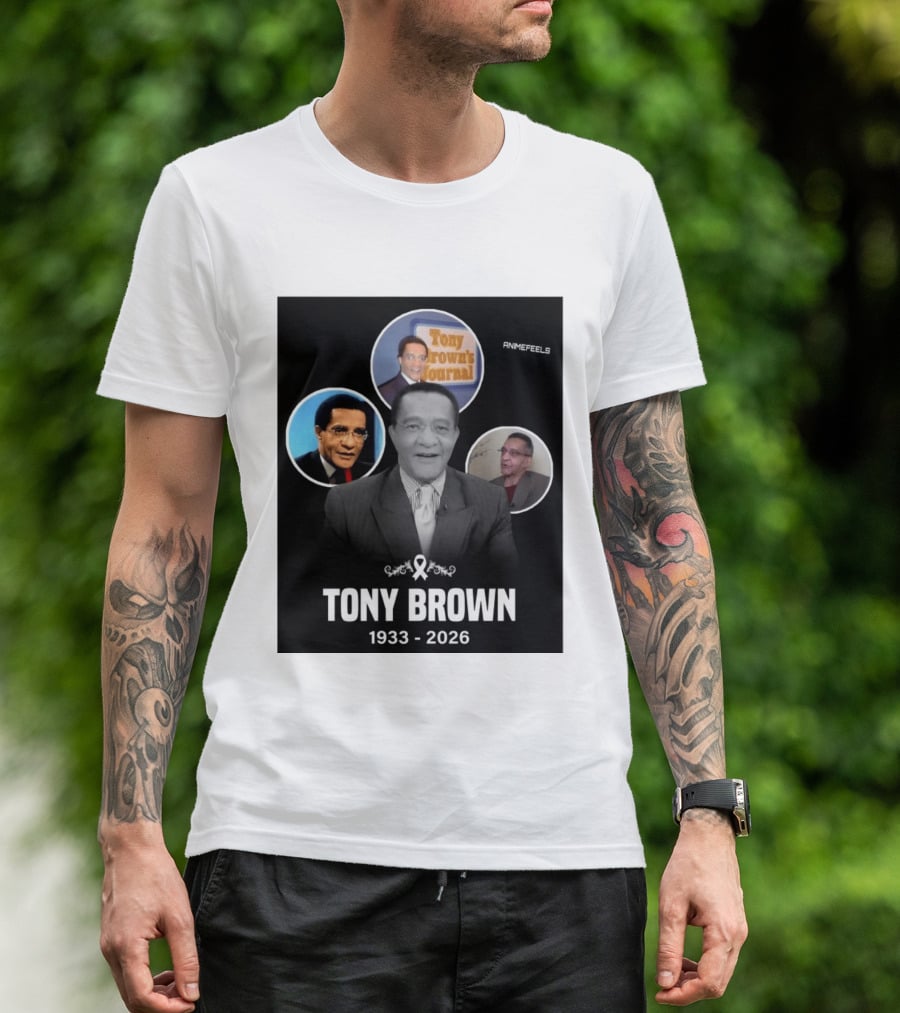 Tony Brown's Journal 1933 2026 ANIMEFEELS T-Shirt