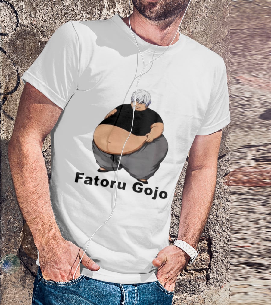 Satoru Gojo Jujutsu Kaisen Fatoru Gojo Meme Character Fan Favorite Humor T-Shirt