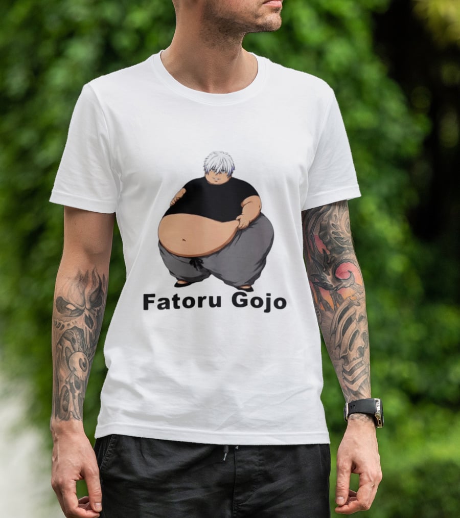Satoru Gojo Jujutsu Kaisen Fatoru Gojo Meme Character Fan Favorite Humor T-Shirt