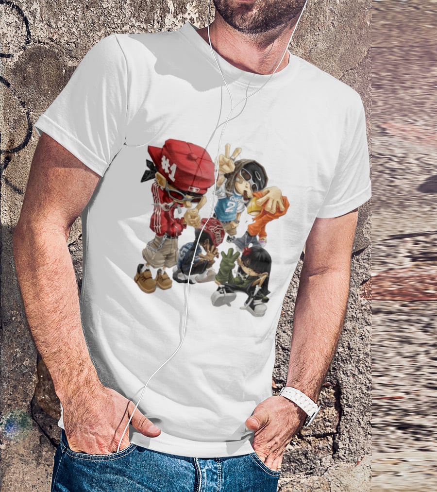#1 Two Five Hip Hop Street Culture Characters Fashion T-Shirt