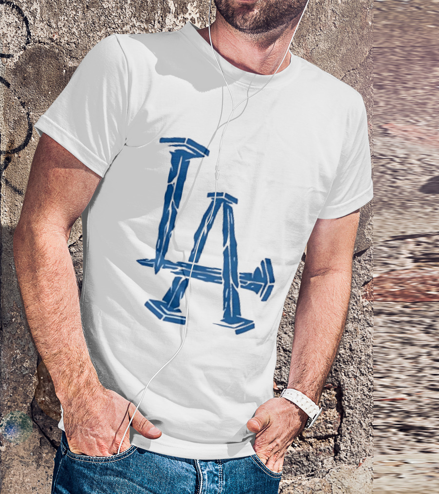 Los Angeles Dodgers LA Nails Baseball Team T-Shirt