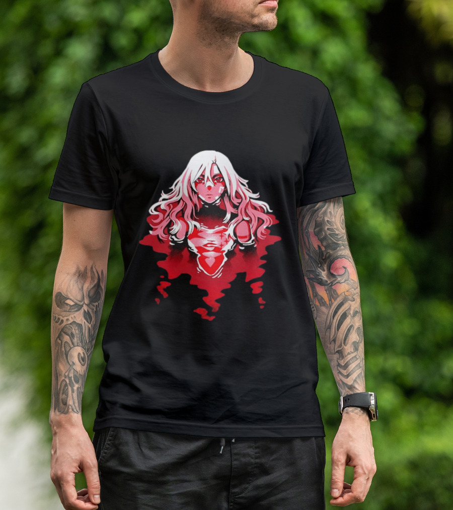 Power Makima Chainsaw Man Red Blood Anime T-Shirt