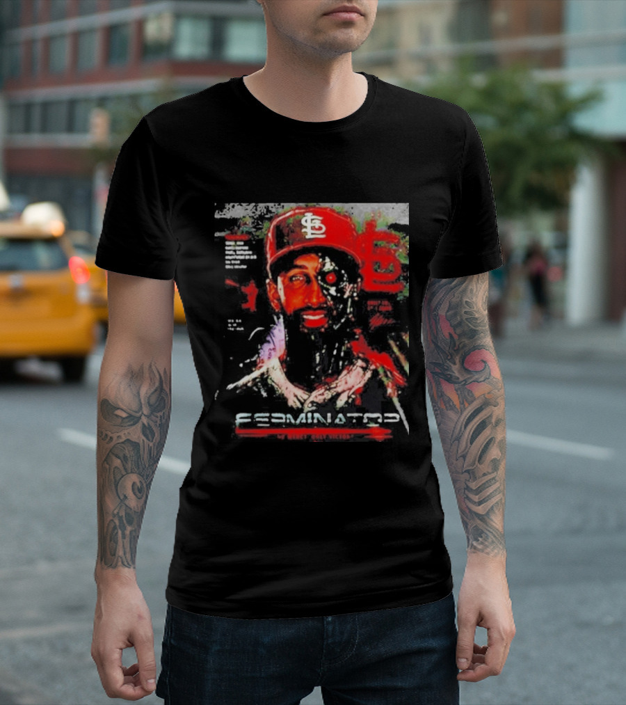 2026 St. Louis Cardinals Jose Fermin Ferminator Cyborg T-Shirt