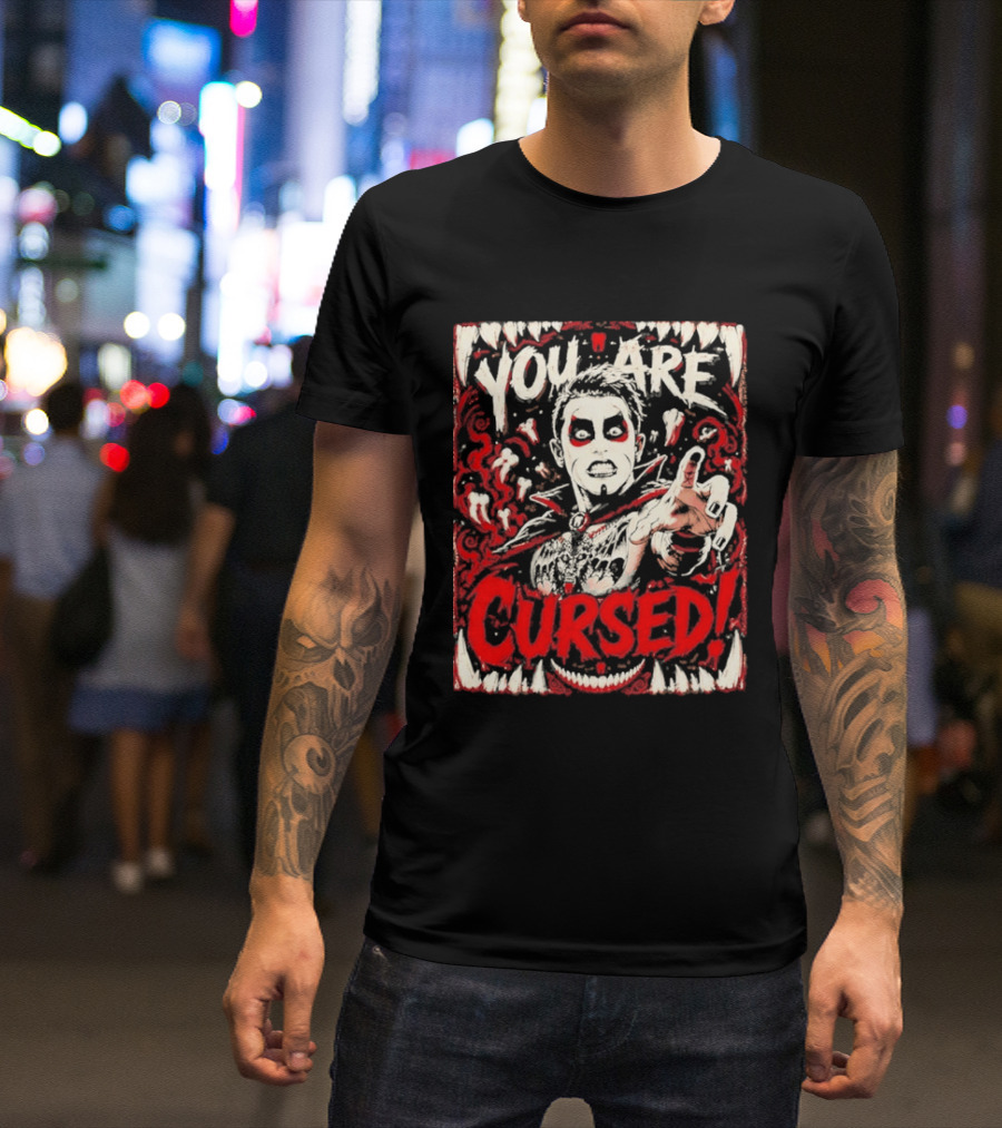 Danhausen You Are Cursed Pro Wrestling T-Shirt