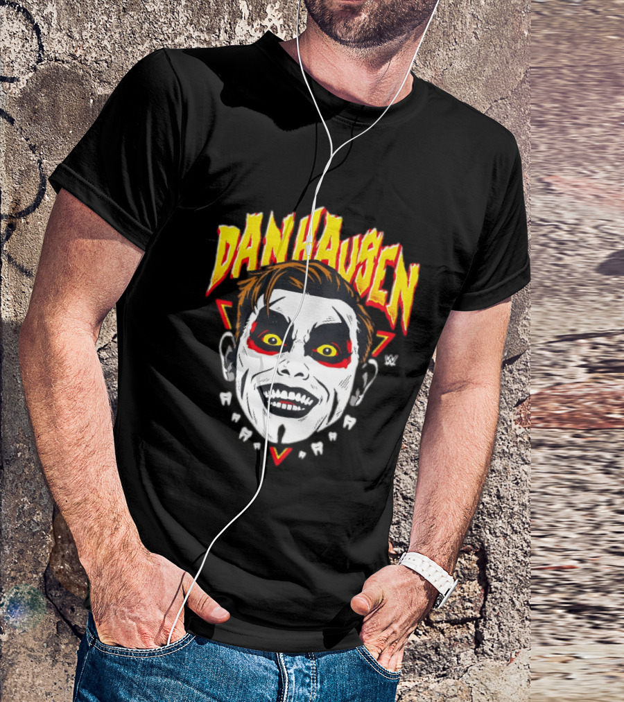 Danhausen Face Paint Yellow Eyes Red Triangle WWE T-Shirt