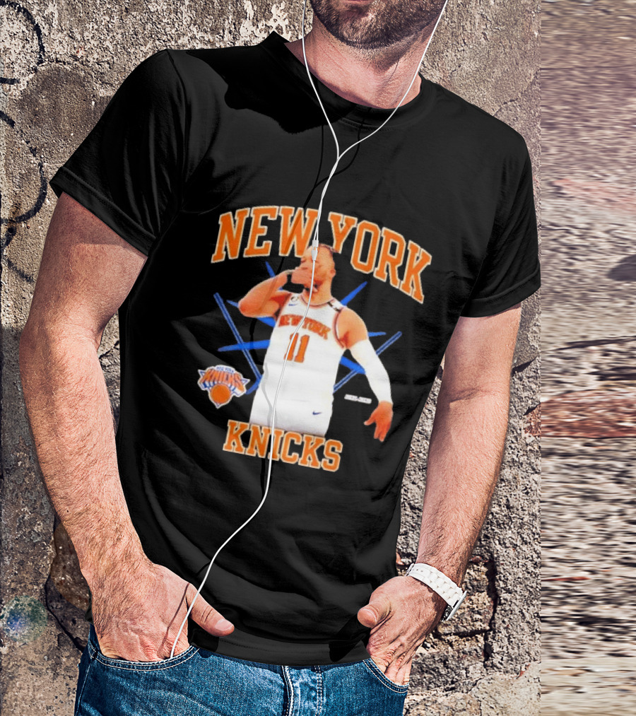 New York Knicks Jalen Brunson 11 NBA Basketball 3 Point 2026 T-Shirt