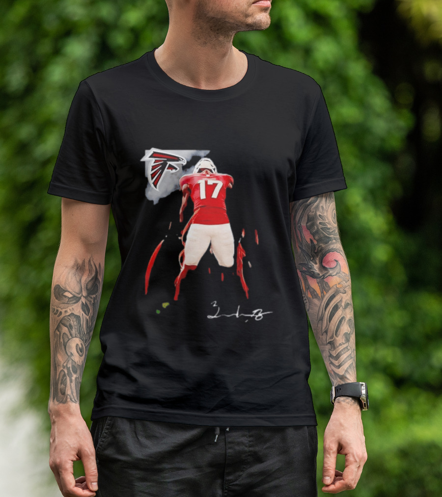 Atlanta Falcons Rookie Zachariah Branch Number 17 T-Shirt
