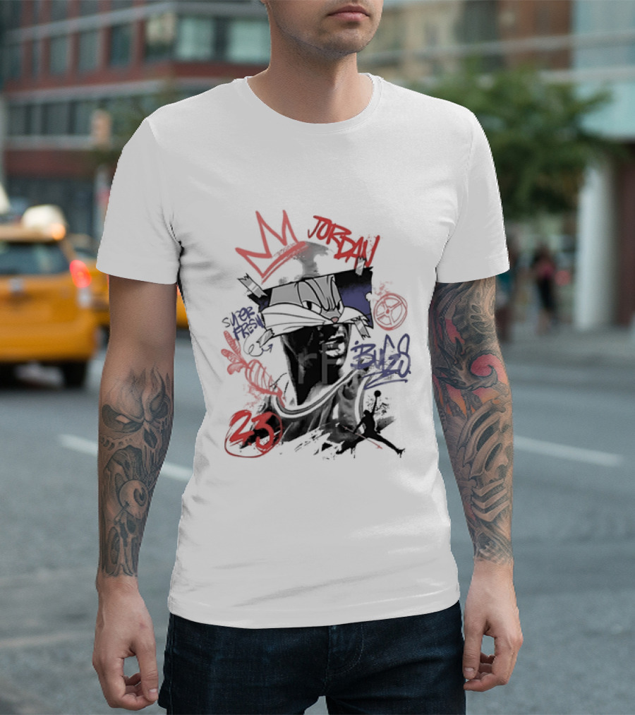 Crown Super Fresh Jordan Bugs 23 T-Shirt