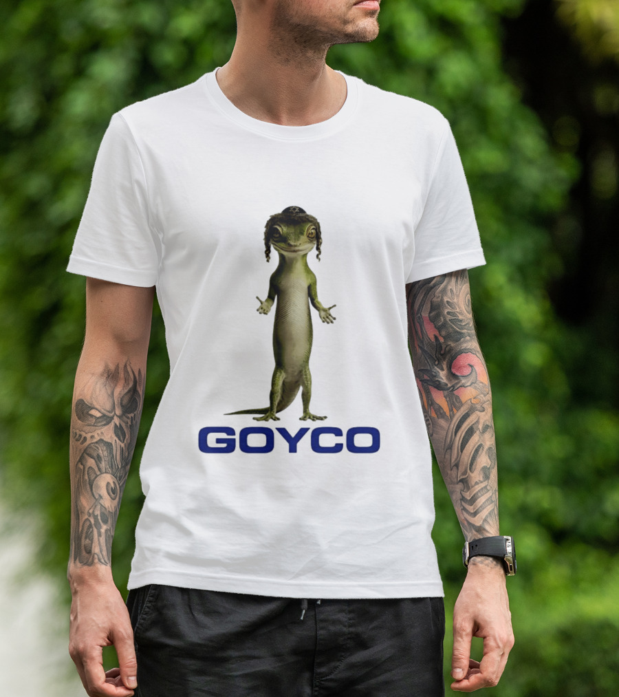 Goyco Lizard With Kippah And Payot T-Shirt