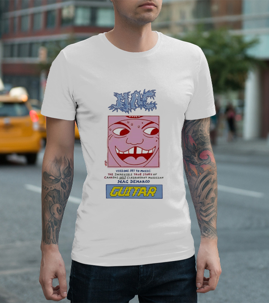 MAC Visions Set To Music Guitar Mac Demarco True Story T-Shirt
