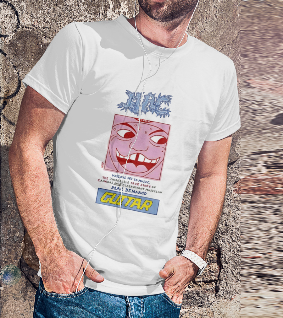 MAC Visions Set To Music Guitar Mac Demarco True Story T-Shirt