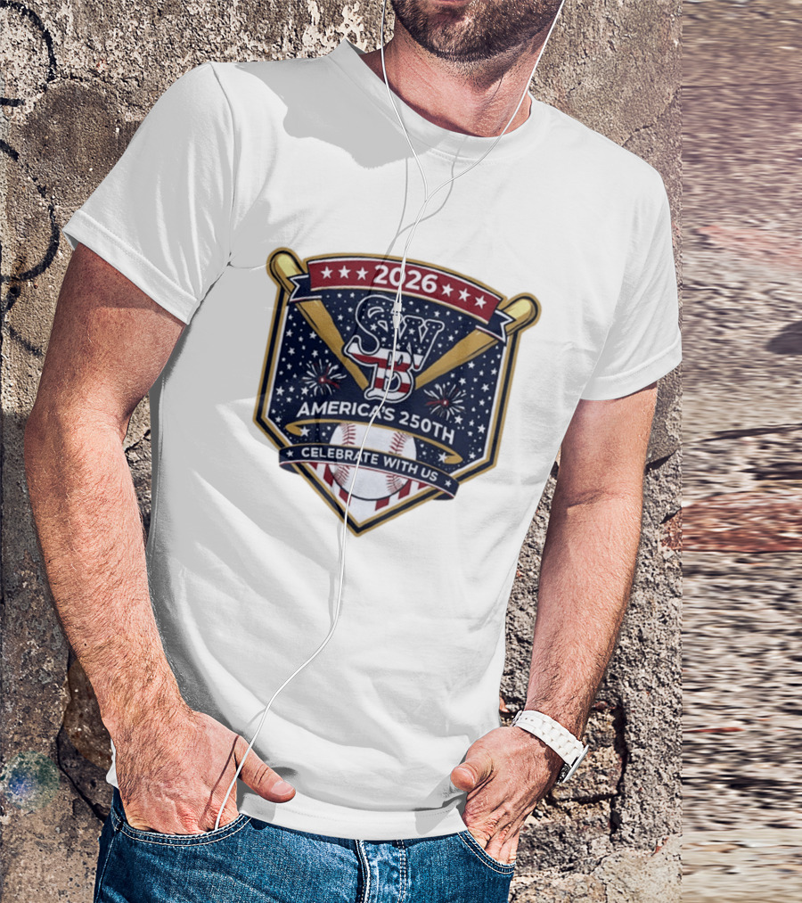 2026 SWB America's 250th Celebrate With Us Baseball T-Shirt