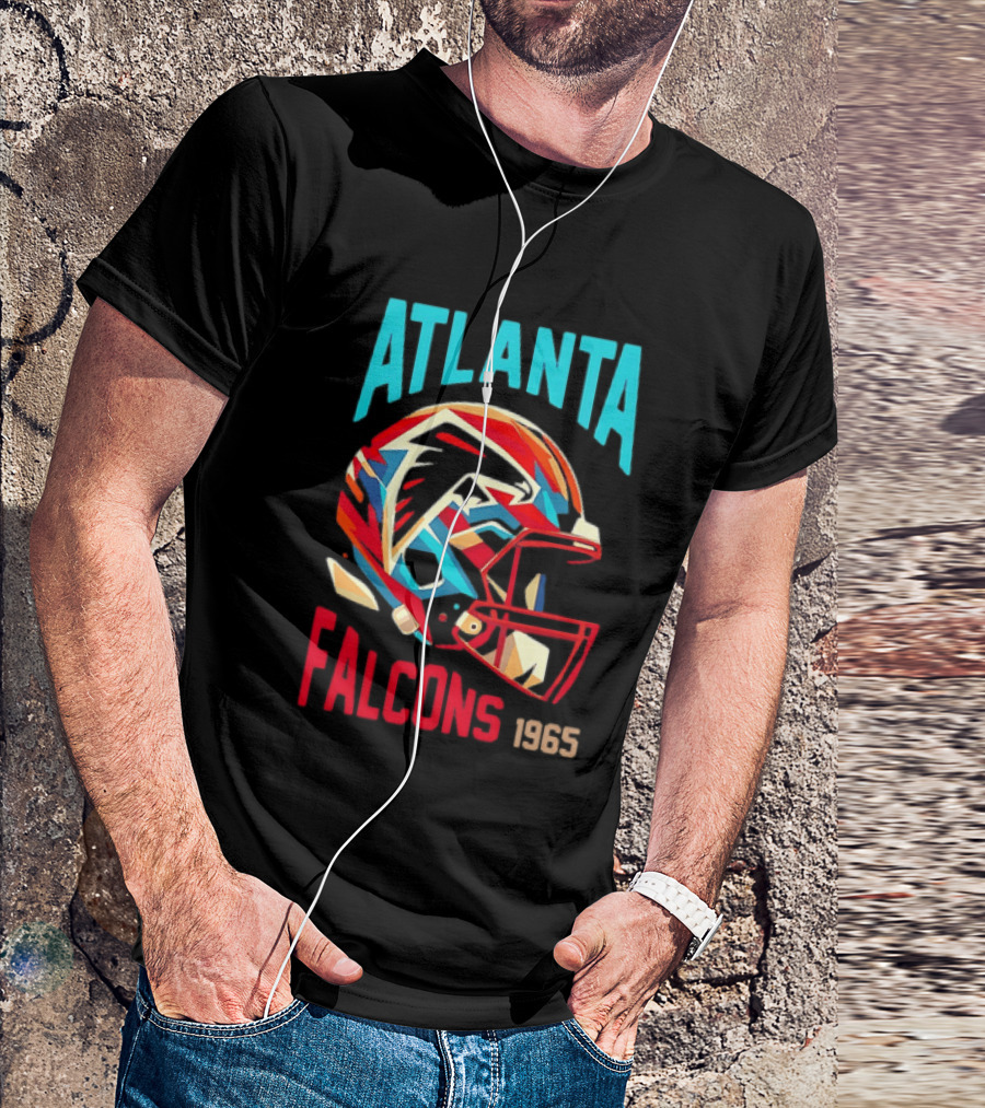 Atlanta Falcons 1965 Helmet Vintage Football Team T-Shirt