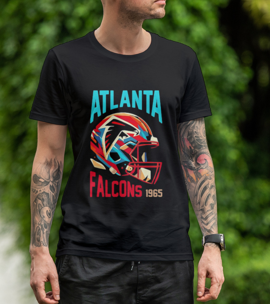 Atlanta Falcons 1965 Helmet Vintage Football Team T-Shirt