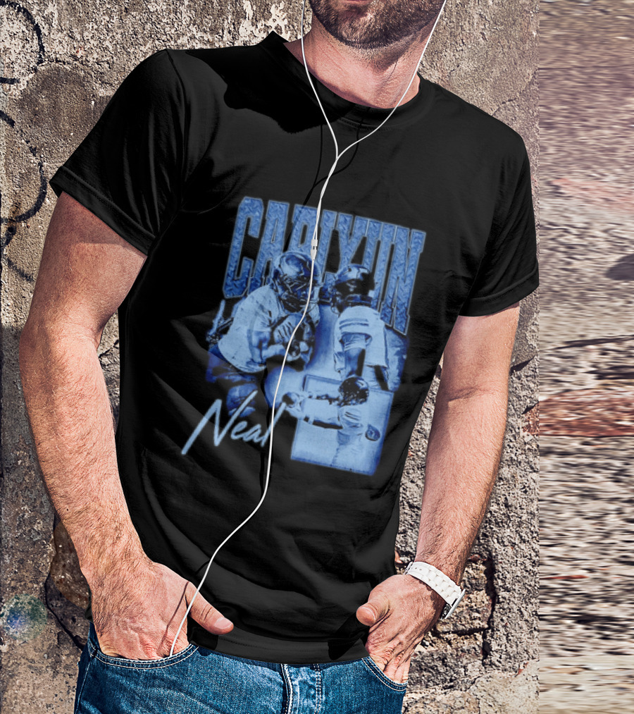 Carlyun Neal Alabama Crimson Tide Football Player Action Collage T-Shirt