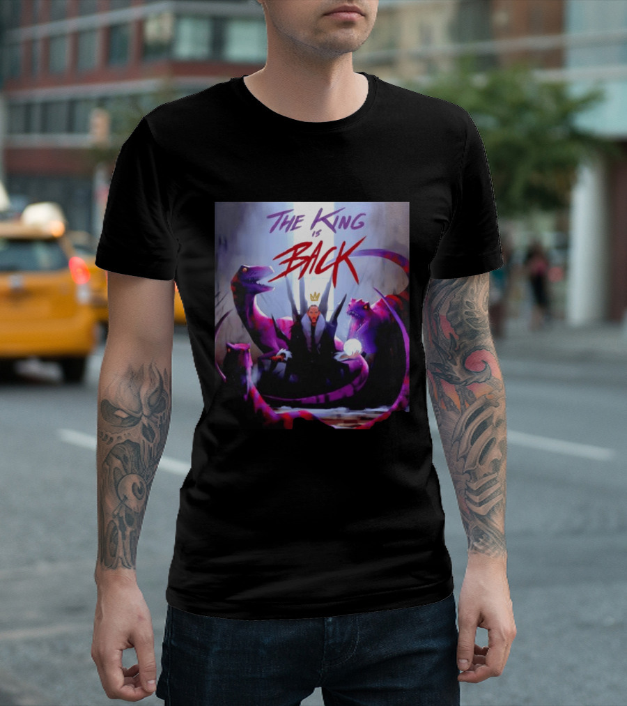 Kawhi Leonard Toronto Raptors The King Is Back Raptors Crown Return T-Shirt