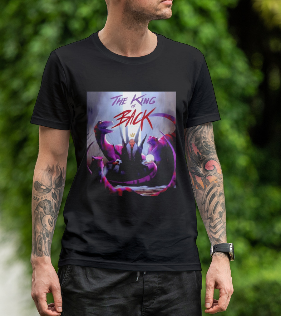 Kawhi Leonard Toronto Raptors The King Is Back Raptors Crown Return T-Shirt
