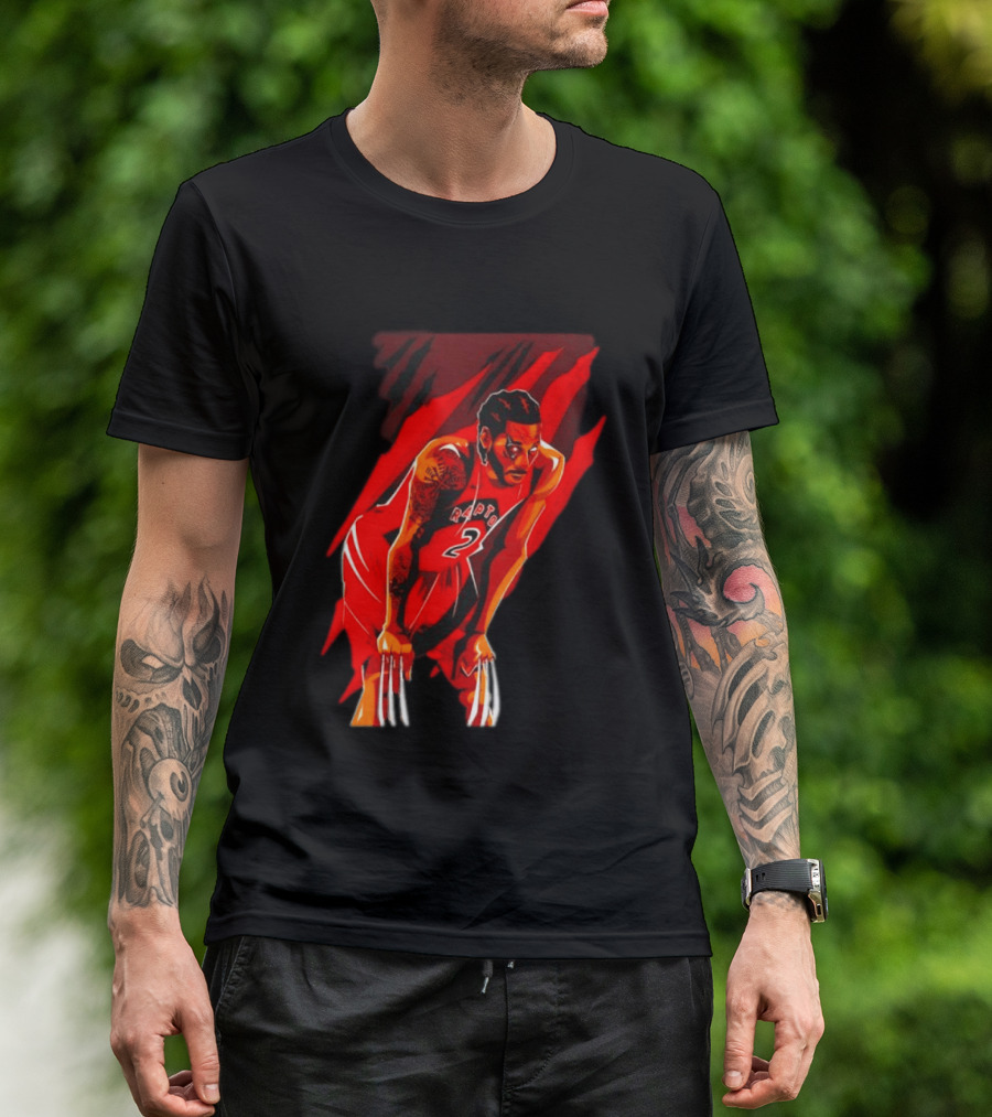 Kawhi Leonard Wolverine Claws Toronto Raptors 2 Jersey Return T-Shirt