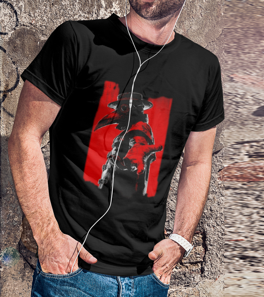 Plague Doctor Come With Me If You Want To Live Vintage Gothic T-Shirt