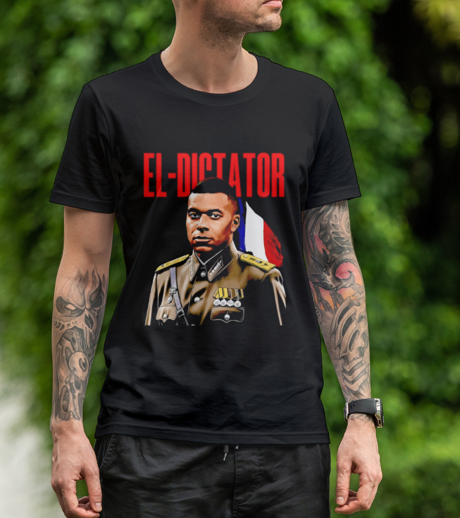 El Dictator Kylian Mbappe Military Jacket French Flag T-Shirt
