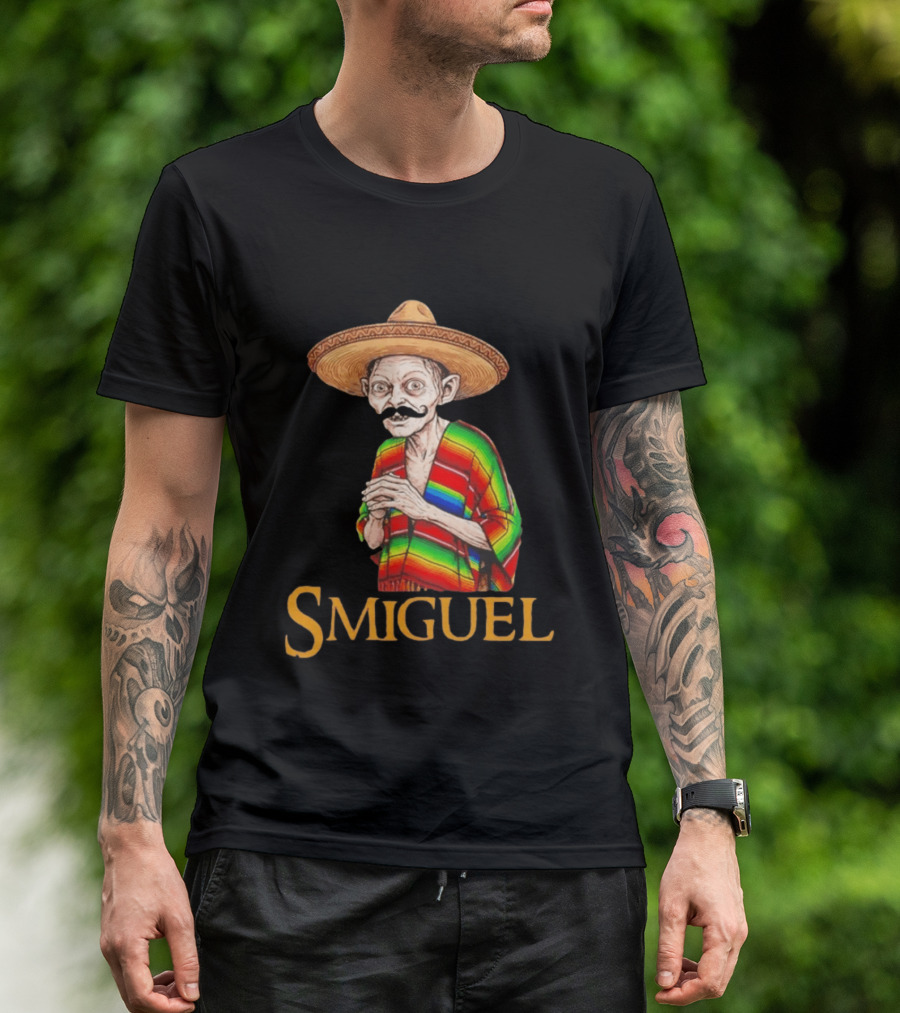 Smiguel Gollum Sombrero Rainbow Poncho T-Shirt