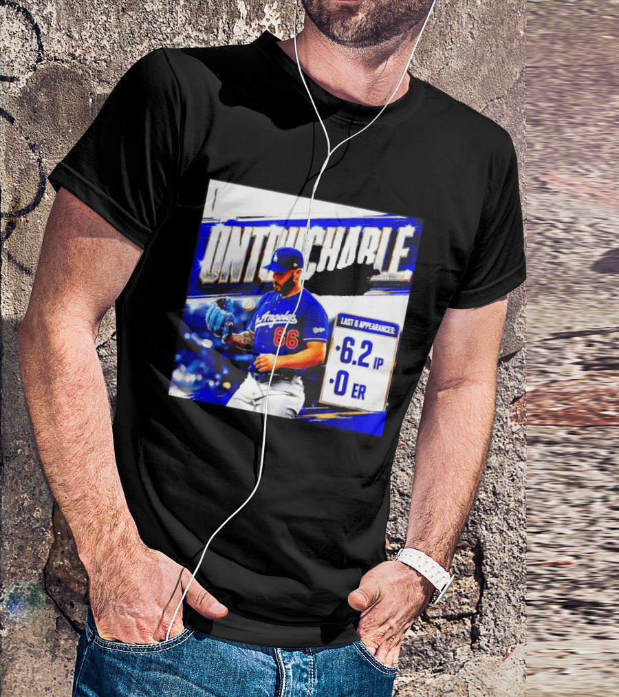 Los Angeles 66 Untouchable Last 6 Appearances 6.2IP 0ER T-Shirt