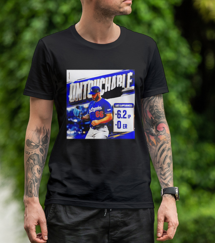 Los Angeles 66 Untouchable Last 6 Appearances 6.2IP 0ER T-Shirt
