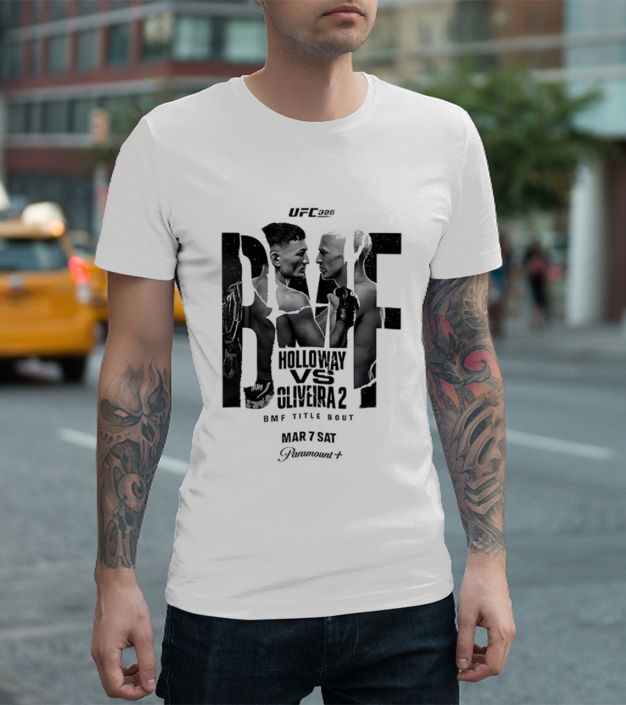 UFC BMF Holloway Vs Oliveira 2 Title Bout 326 T-Shirt
