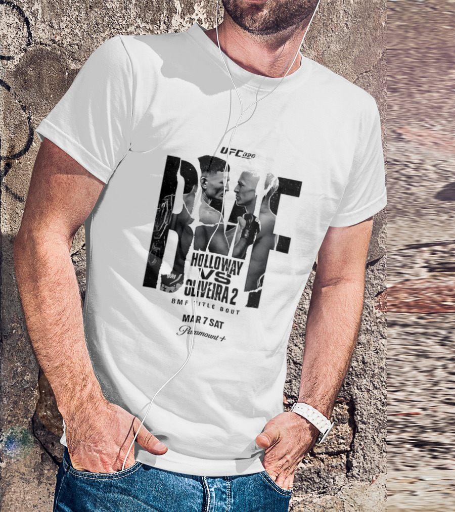 UFC BMF Holloway Vs Oliveira 2 Title Bout 326 T-Shirt