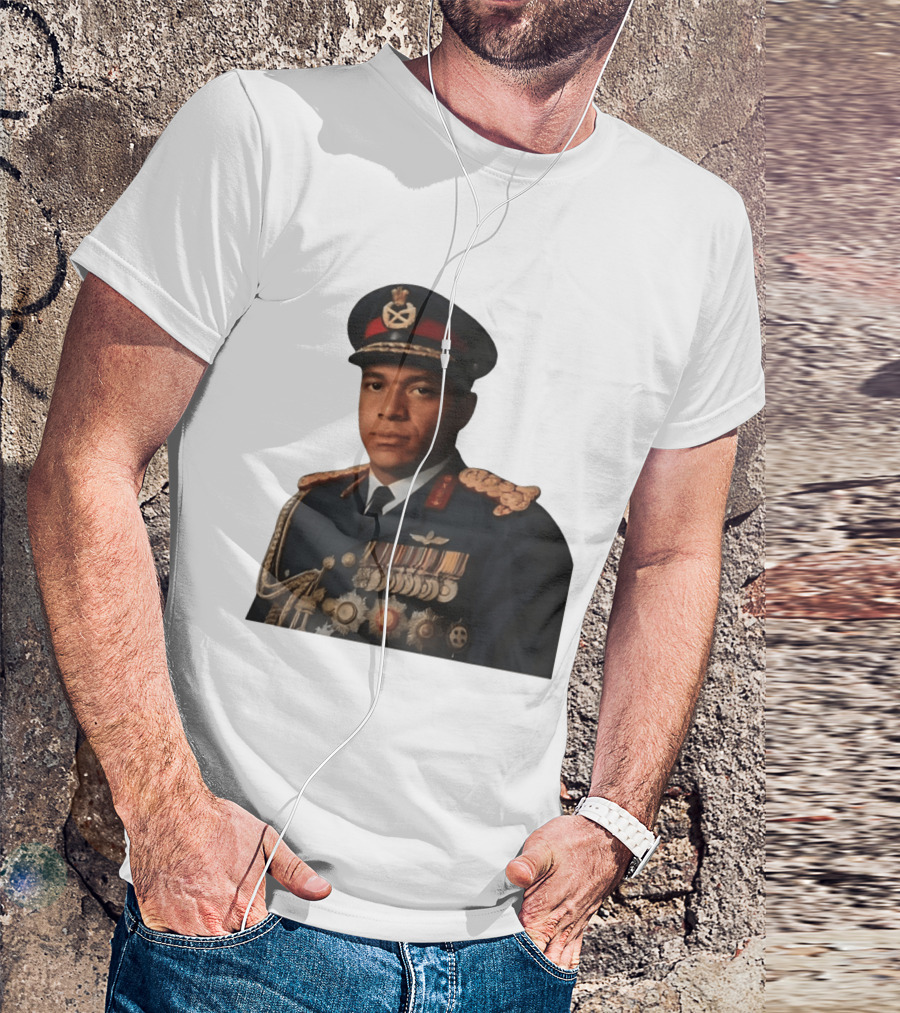 Kylian Mbappe Military Uniform Meme T-Shirt